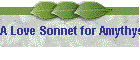 A Love Sonnet for Amythyst